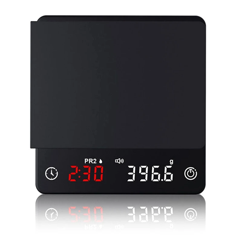 

Mini Smart Weighing Precision Scale Digital Coffee Scale Espresso With Timer (1 Pcs, Black)