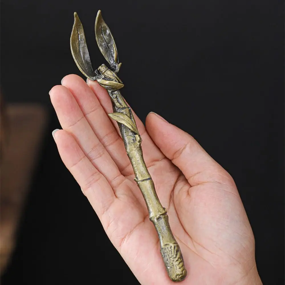 Anti-Scald Tea Kettle Cover Fork Heat Insulation Vintage Teapot Lid Clip Japanese Style Alloy Tea Set Spare Part Kung Fu