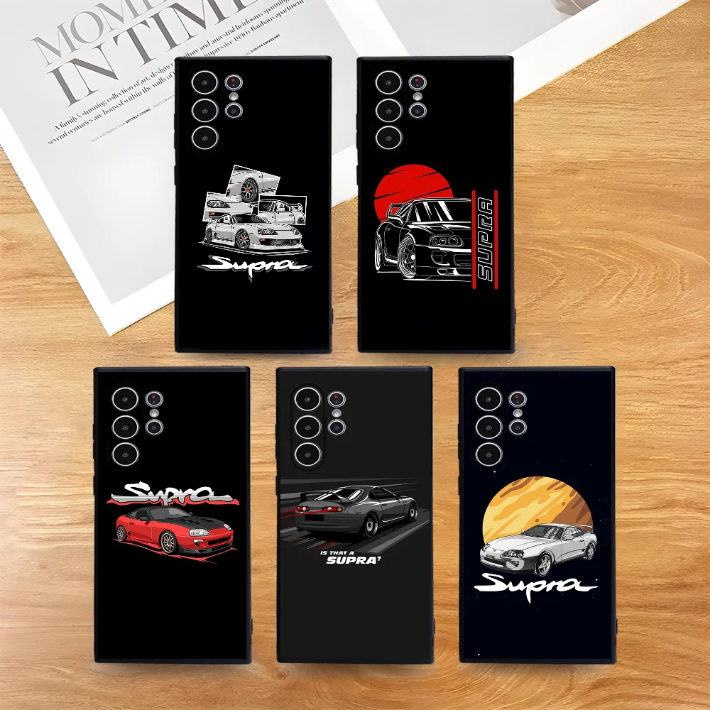 Japanese S-Supra Car Frosted Non-Slip Full Cover Phone Case