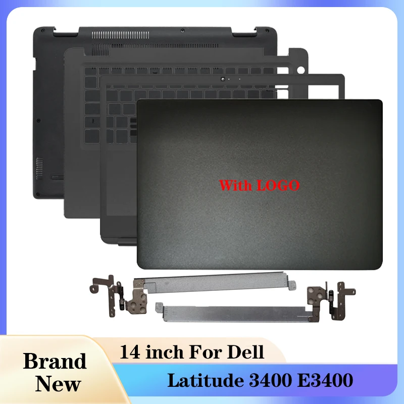 New For Dell Latitude 3400 E3400 Laptops Lcd Back Cover/Front Bezel/Hinges/Palmrest/Bottom Case Computer Case