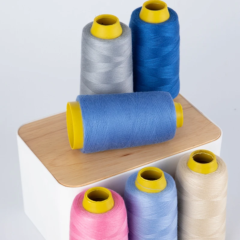 High-Quality Durable Polyester Sewing Thread - 1300 Yards for Professional Embroidery and Home Needlework