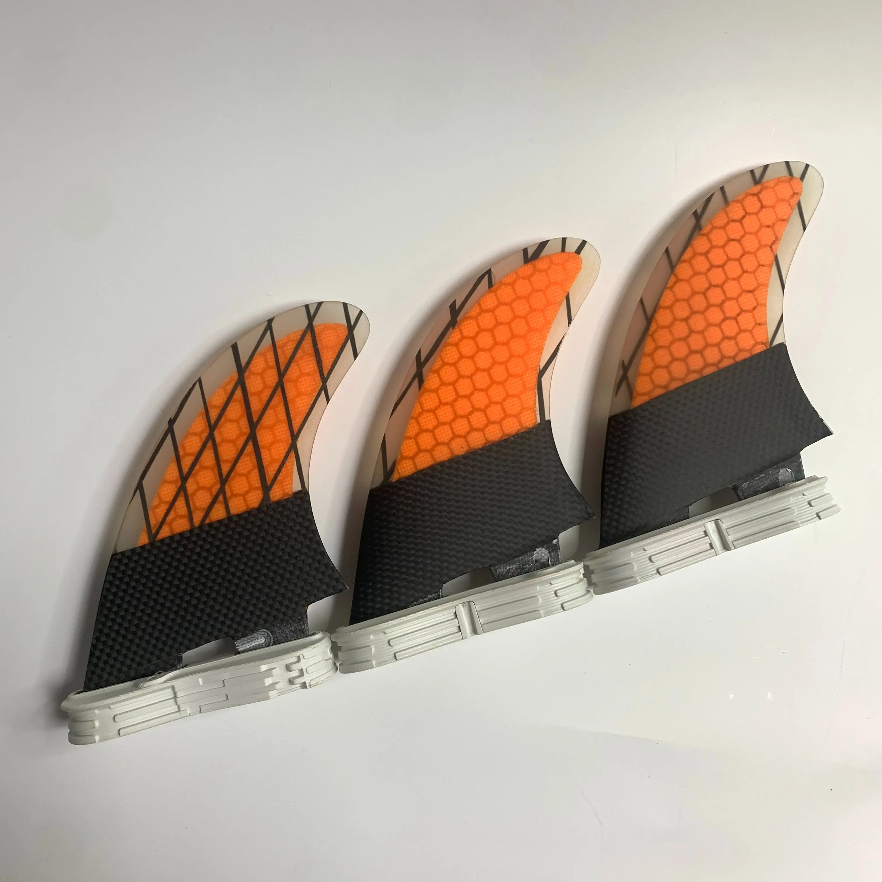 RISECE FCS 2 Honeycomb Surfboard Fin Click Tab Carbon Fiber G7/G5/G3 L/M/S Size Tri Fins 3PC/SET
