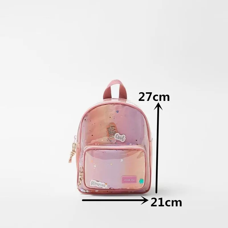 2025 Nuevo estilo bolso niña detalle decoración rosa brillo