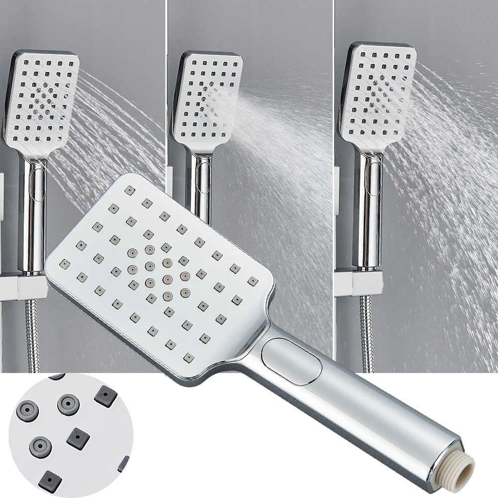 Bathroom Faucet Bathroom Shower Faucet Set Thermostatic Mixing Valve Chrome Thermostatic Shower Faucet Rainfall Set Shelf Bath Systems