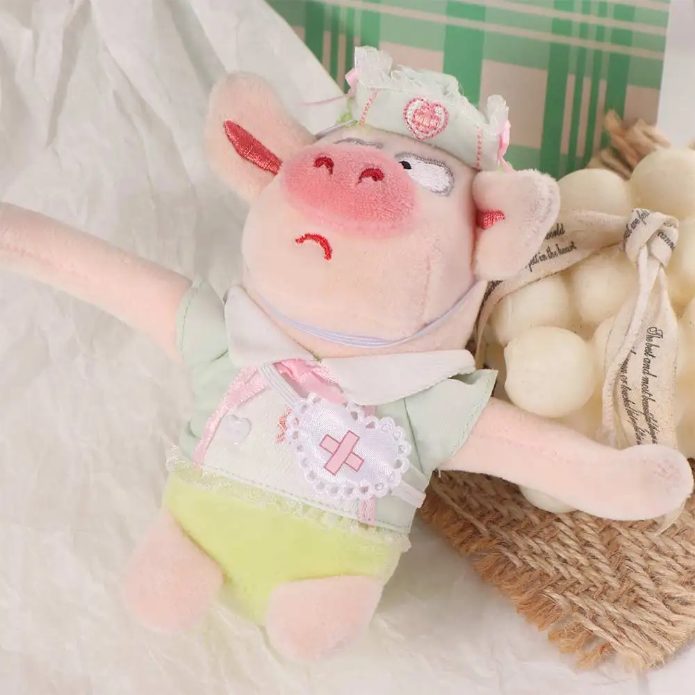 Dress Up 10CM Doll Clothes Pretend Play Cotton Doll Dolls Clothing Set Outfit Changing Kawaii Doll Nurse Uniform Replacement