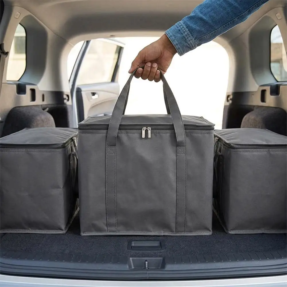 Triple-Insulated Portable Lunch and Beverage Carrier