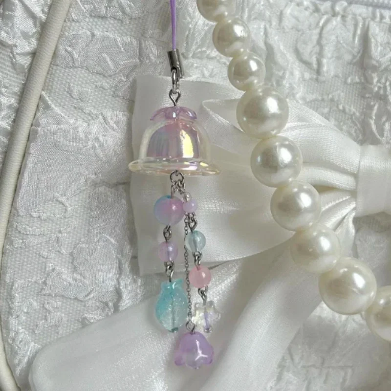 クラゲスタービーズキーホルダー、手作りクリエイティブプロダクション