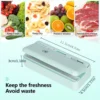 Portable Mini Chip Bag Sealer - Handheld Food Vacuum Sealer for Plastic Bags with Resealer and Opener - Kitchen Gadget 2