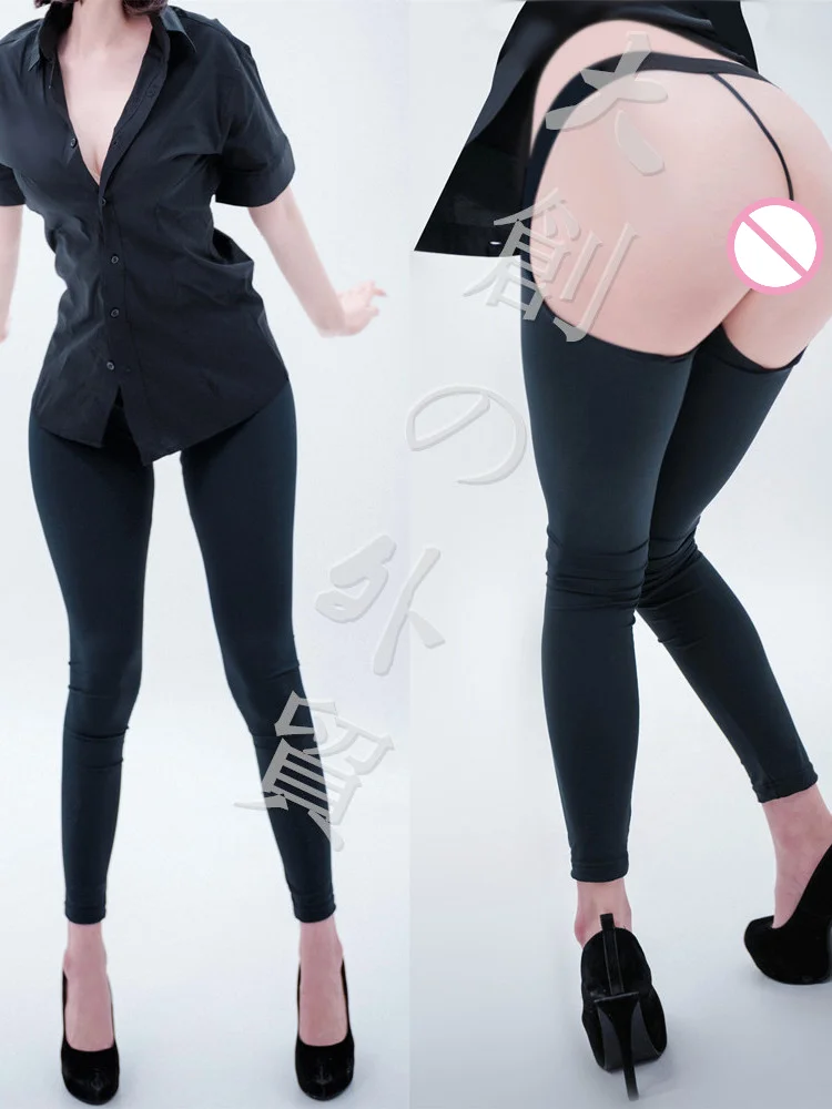 WOMENGAGA Super Sexy Couple Gift Low Waist Elasticity Slim Exposed Buttocks Pants Leggings Hot Sexy Korean Women 2022 Summer RY8