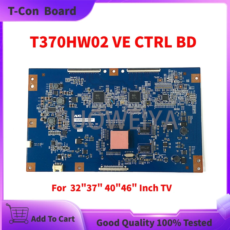 

100% Tested Original Logic board T370HW02 VE CTRL BD 37T04-C0J T-CON For 32 37 40 42 46-inch 37T04-COJ