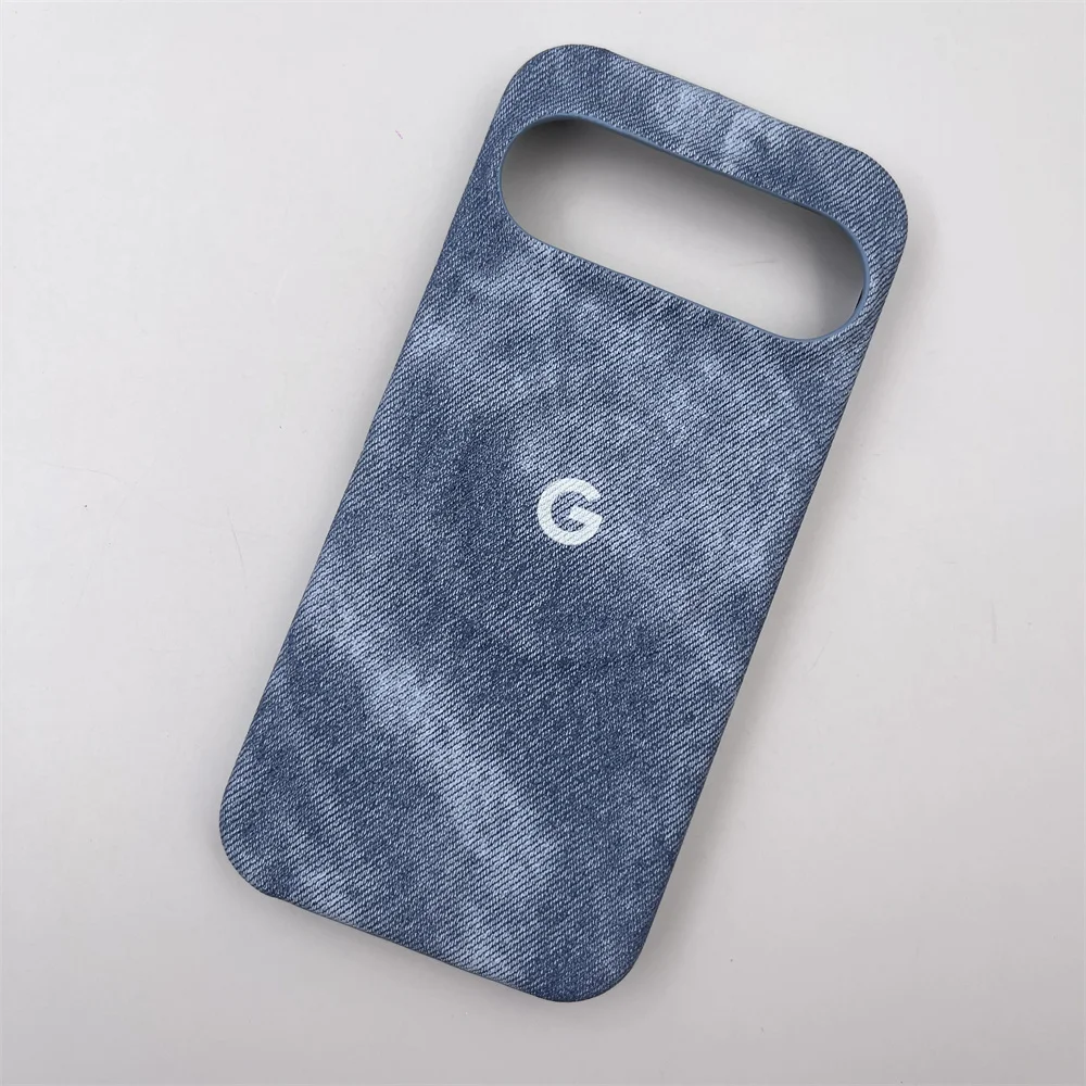 Luxury Denim Magnetic Phone Case with Shockproof Frameless Cooling Design