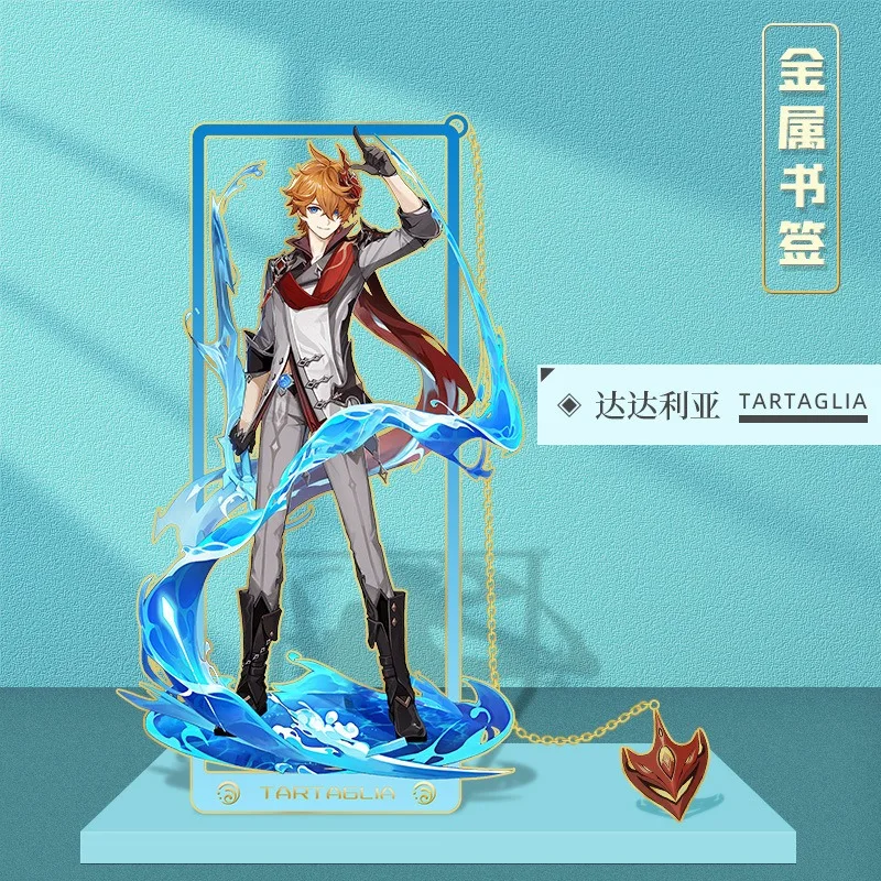 Genshin Impact Furina Neuvillette Yelan Nilou Kokomi Sigewinne Mu © Metal Hollow Bookmark 8.5x3.5cm Quaste Bookmark Badge – Detail 8