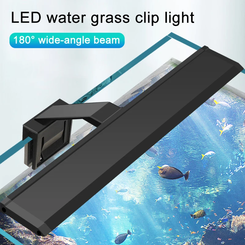 

Light Lamp Aquarium Fish Plants Slim Clip Lamps Aquatic Super Lights Lighting Grow Tank