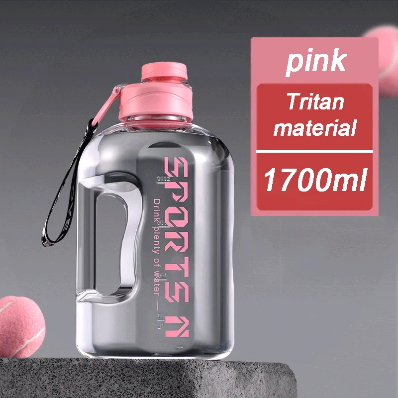 2 Liter Sports Water Bottle Large Capacity Sports Portable Tritan Material  Women Outdoor Gym Men Water Bottle High Temperatu - AliExpress