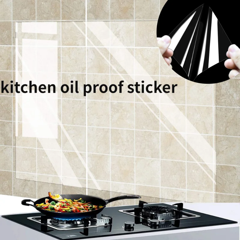 KitchenOilproofStickersHighTemperatureResistantTransparentGlass