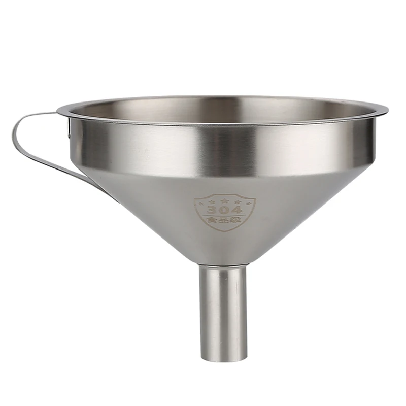 Stainless Steel Funnel Kitchen Oil Liquid Funnel Metal Detachable Filter Wide Mouth for Canning Kitchen Tools wide mouth funnel stainless steel funnel kitchen funnel kitchen accessories