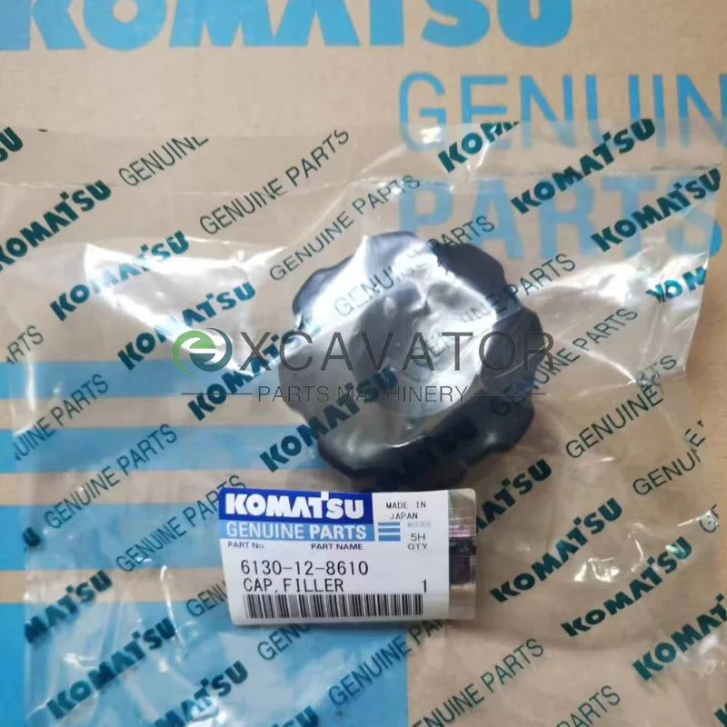 6130-12-8610 6130128610 Engine Motor Hydraulic Oil Metal Plastic Tank Cap Cover for KOMATSU Pc200-7 Pc220-7 Pc200-8 Pc220-8