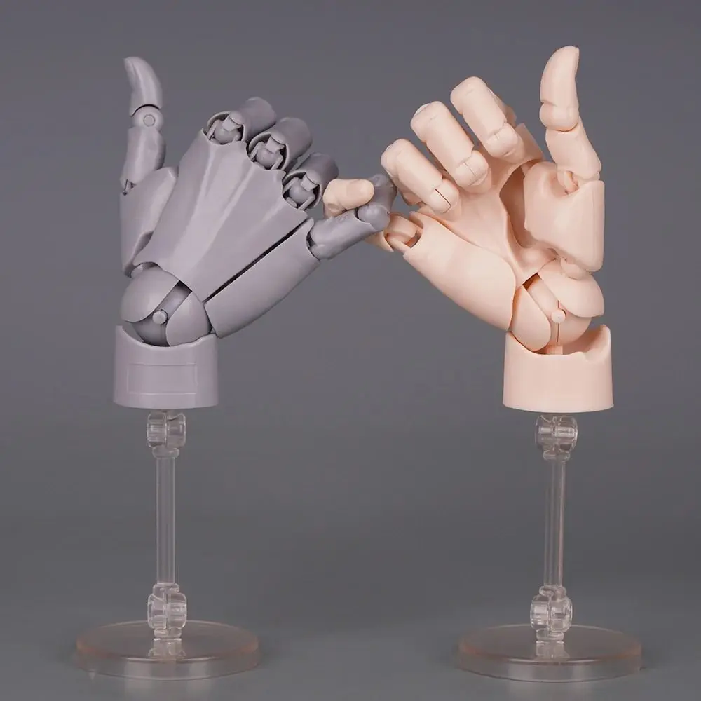 Plastic Hand Joint Movable Model Biomimetic Manikin Hand Simulation Hand Action Figure Mannequin Collectible Anime Hand Model