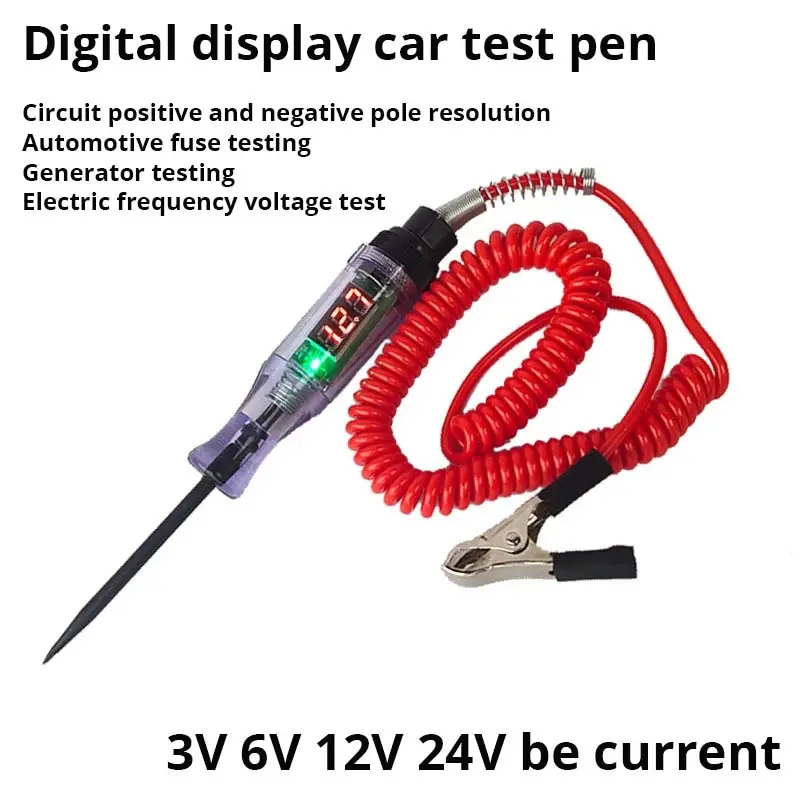 6V 12V 24V DC Car Truck Voltage Circuit Tester za $6.53 / ~27zł