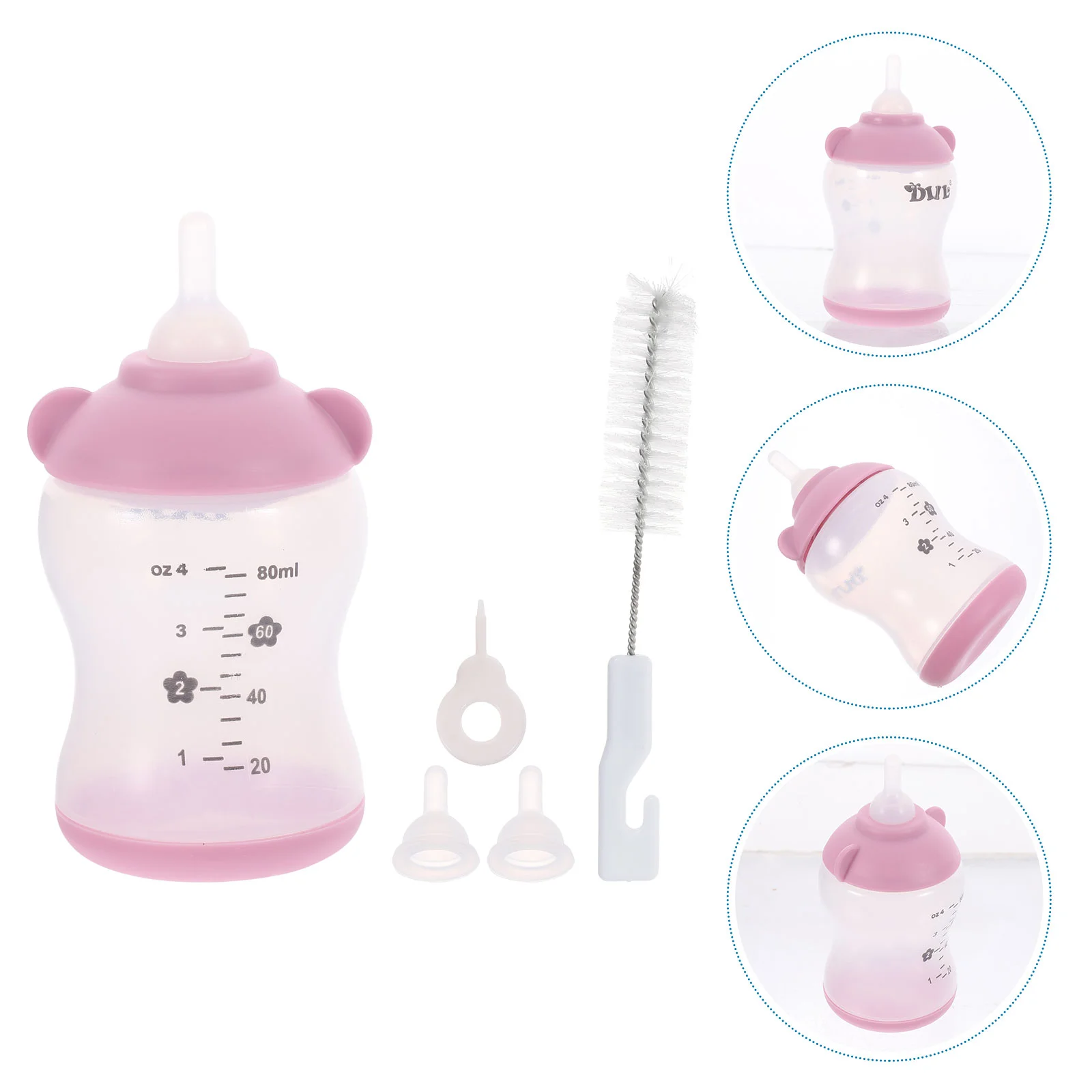 

1 Set Small Pet Puppy Kitten Feeding Bottle 80ml Nursing Bottle Pet Accessories
