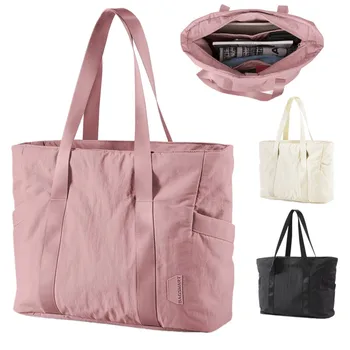 Borsa tote da donna Borsa da viaggio per laptop universitario Borsa da yoga per pannolini Borsa a tracolla con fibbia per tappetino da yoga per lavoro sportivo universitario