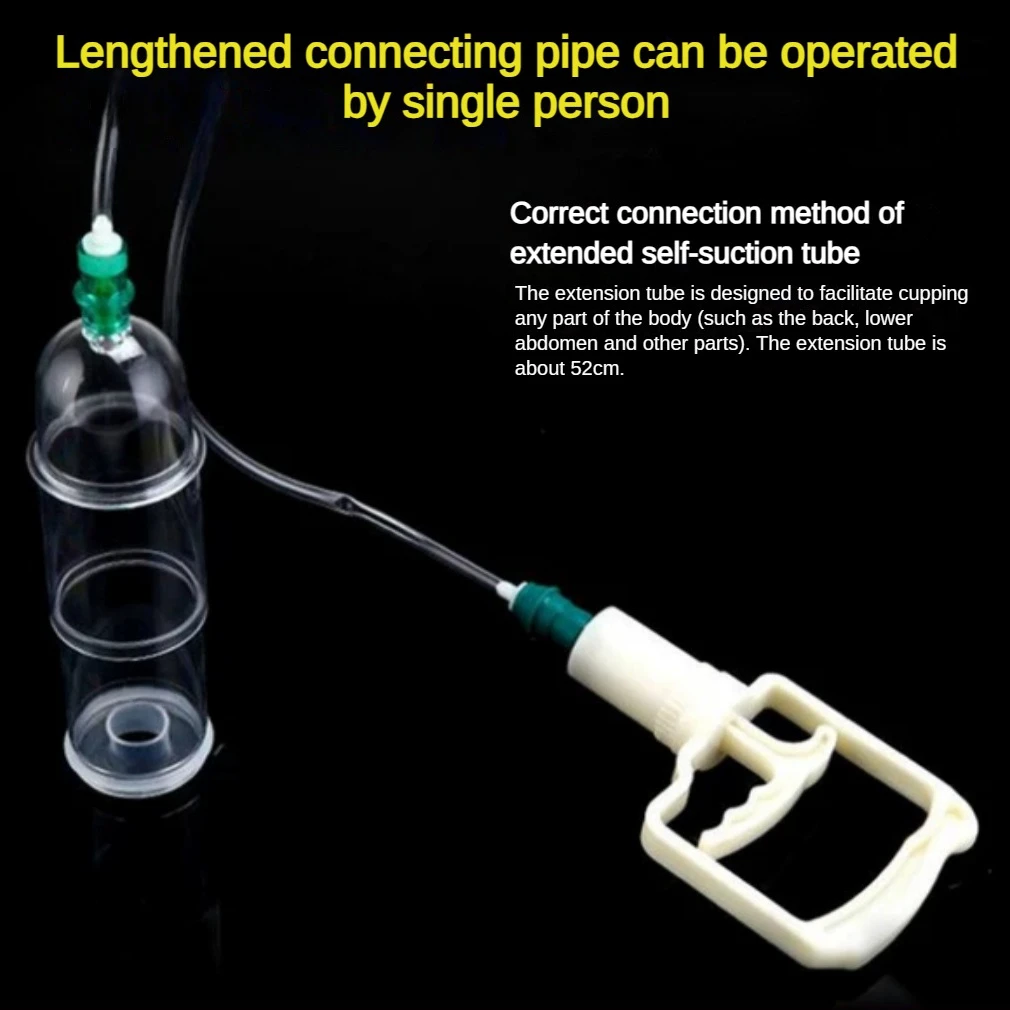 Men Vacuum Cupping Sets with Pumping Gun Suction Cups Body Massage Cup Detox Anti Cellulite Therapy Cans Healthy Care Jars - Image 5