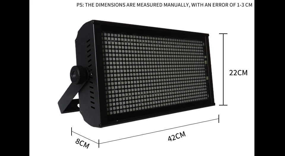 80 Segment Led Strobe Light DJ Bar Running Horse Wash Effect Numbers Letters Fla