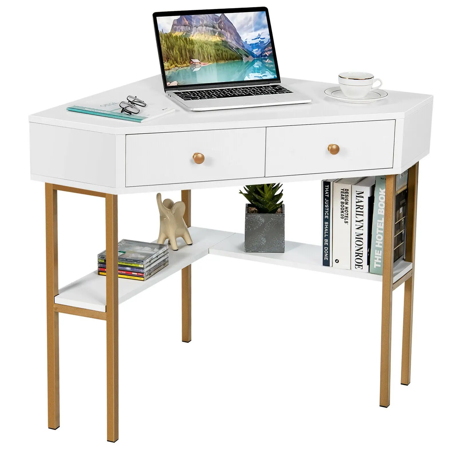 Costway corner desk deals