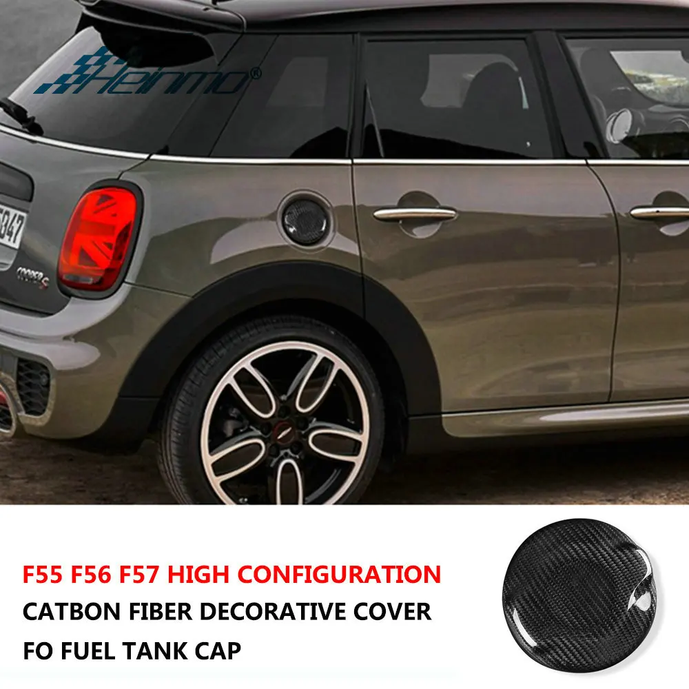 

Для MINI Cooper S JCW R55 R56 R57 F55 F56 F57 крышка автомобильного топливного бака аксессуары защитное украшение из углеродного волокна