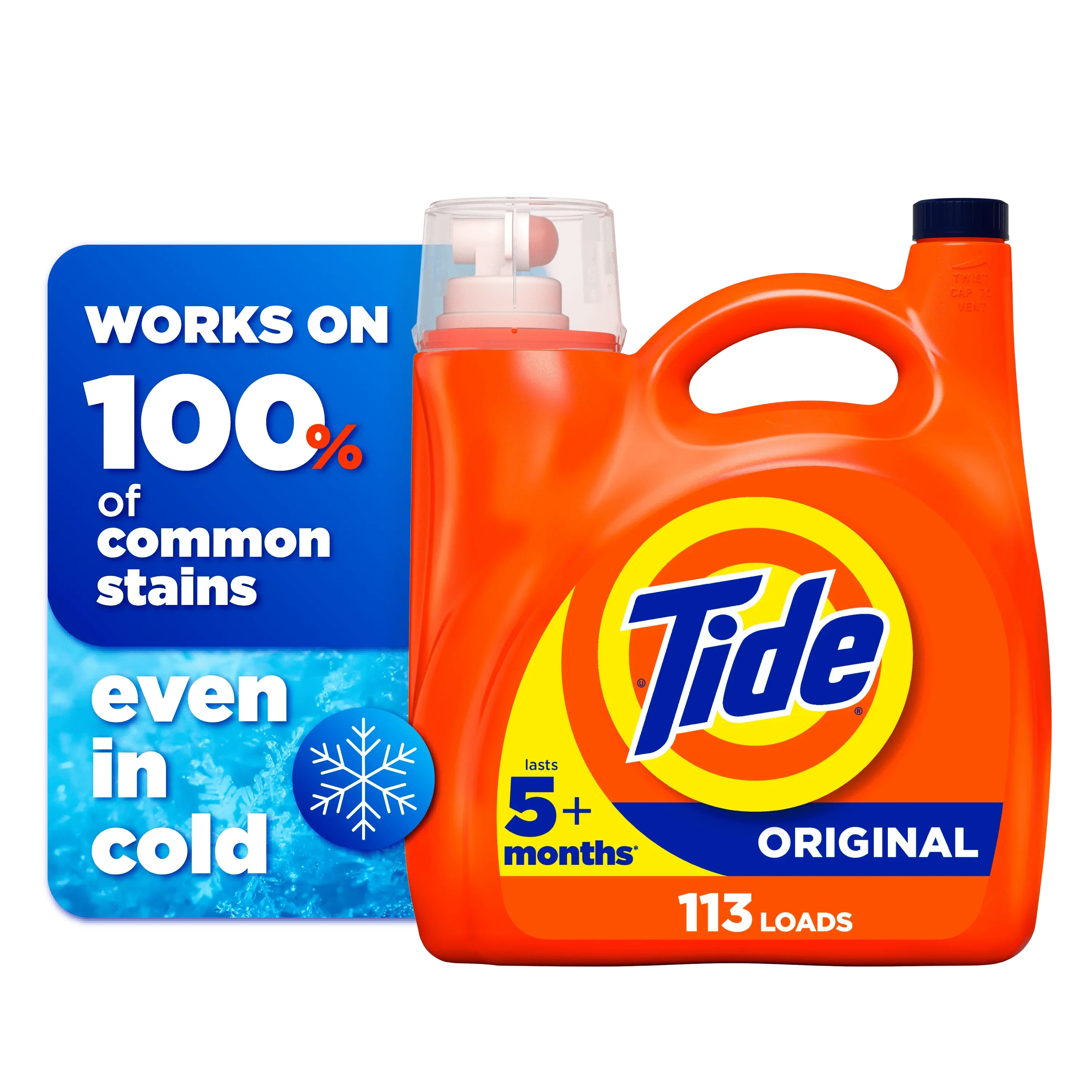 Liquid Laundry Detergent Original 113 Loads 149 Fl Oz HE Compatible Suitable for All Kinds of Washing Machines Smell Fresh
