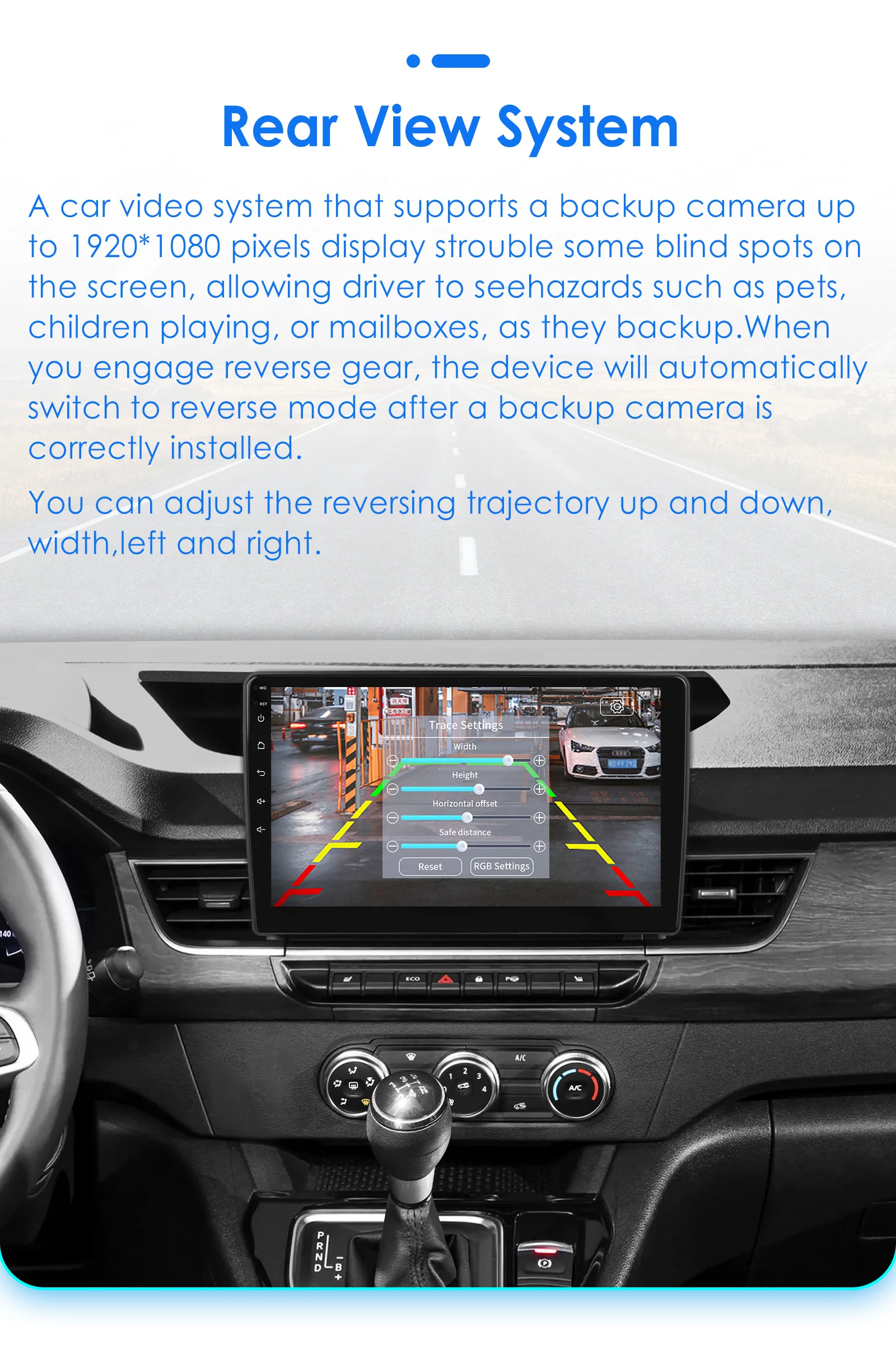 10,1" Hizpo 2Din Android Auto Autoradio für Renault Kangoo 2019-2025 UIS7862 Steuergerät GPS RDSP DSP SWC BT 4G WiFi 360 ° CAM – Detail 37
