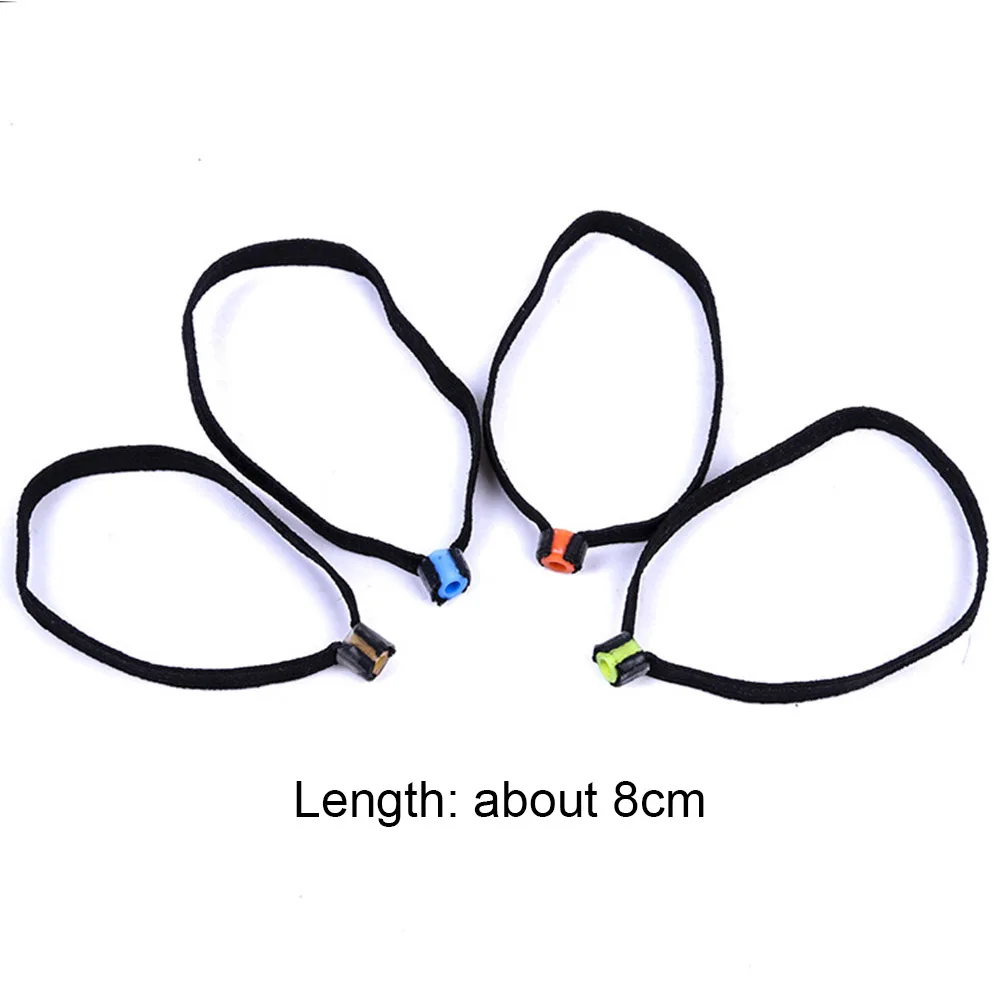 6pcs Tippet Spool Tender Nylon Fly Fishing Tippet Holder Elastic Leading Rope Replacement Tackle Tool Fishing Accessories
