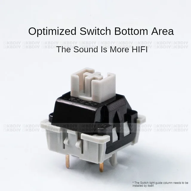LEOBOG GrayWood V4 V3 Switch Linear POM HIFI Switches for Custom Mechanical Keyboard KIT 3/5Pin DIY Gaming Accessories GMK67 3