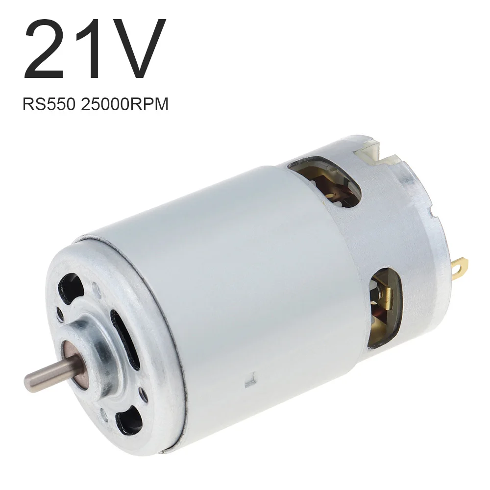 Micromotore Motore Rs550 Dc 21V 25000Rpm Con Cacciavite Elettrico Per Trapano Elettrico Con Scatola Ingranaggi Ad Alta Coppia