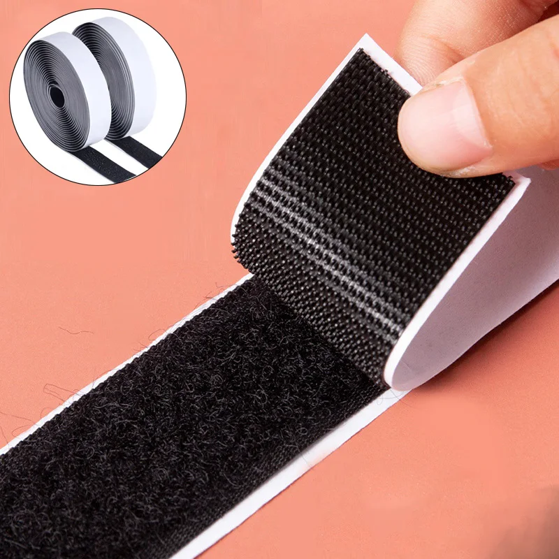 Extra Strong Self-Adhesive Hook & Loop Tape, 20mm Width, 5 Meters