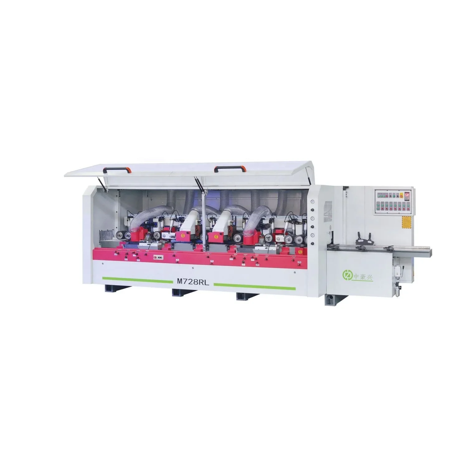 Cnc Four Side Planer for Wooden House M728RL Wood Combine Saw Machine 6