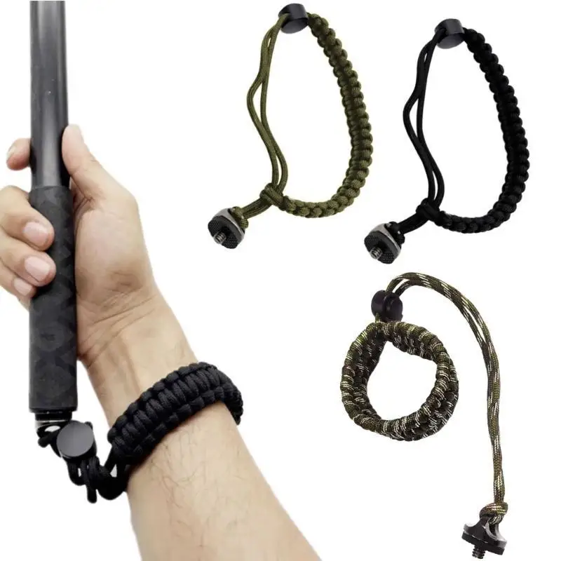 Universal Anti-Loss Wrist Strap with Secure Nylon Weave and 1/4-Inch Screw Attachment