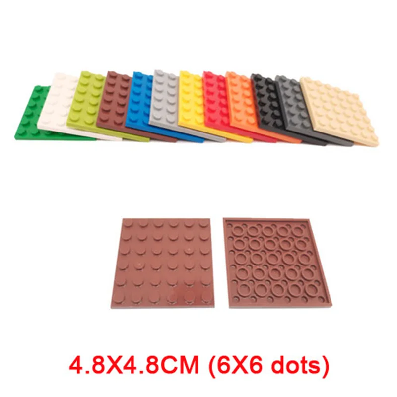 wooden stacking blocks Double-sided Base Plates Plastic Small Bricks Baseplates Compatible classic dimensions Building Blocks Construction Toys 32*32 wood blocks for crafts Blocks