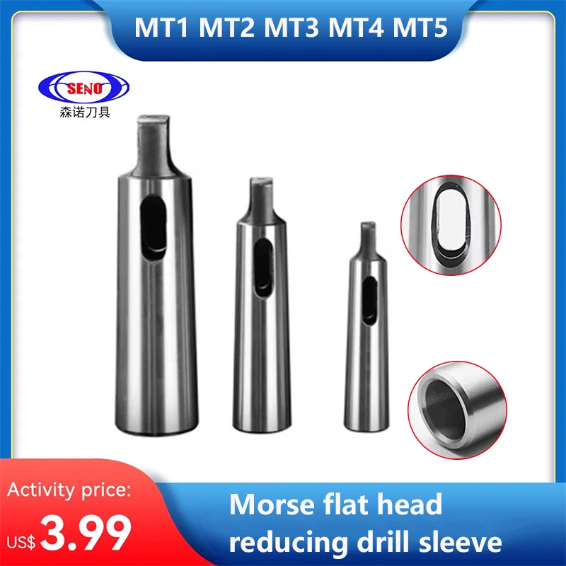 Seno Drill Sleeve Mt1 Mt2 Mt3 Mt4 Mt5 Arbor Morse Taper Adapter Manicotto Di Riduzione Del Trapano Per Morse Taper Sleeve Shank Accessori