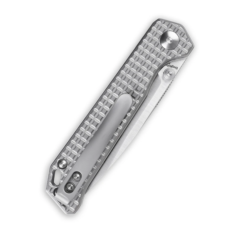 Kizer Survival Knife Begleiter Mini Ki3458RA2 Titanium Handle with M390 Steel Blade Hunting Knife Outdoor Tools 5