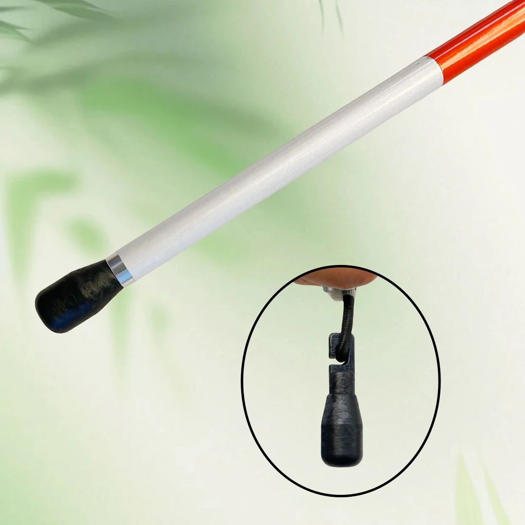 Walking stick crutch tip pad Hanger Hook Tip Walking Cane Crutch Stick Protector Cap Rotating Roller Point Tips Blind Cane Visually Impaired Tool