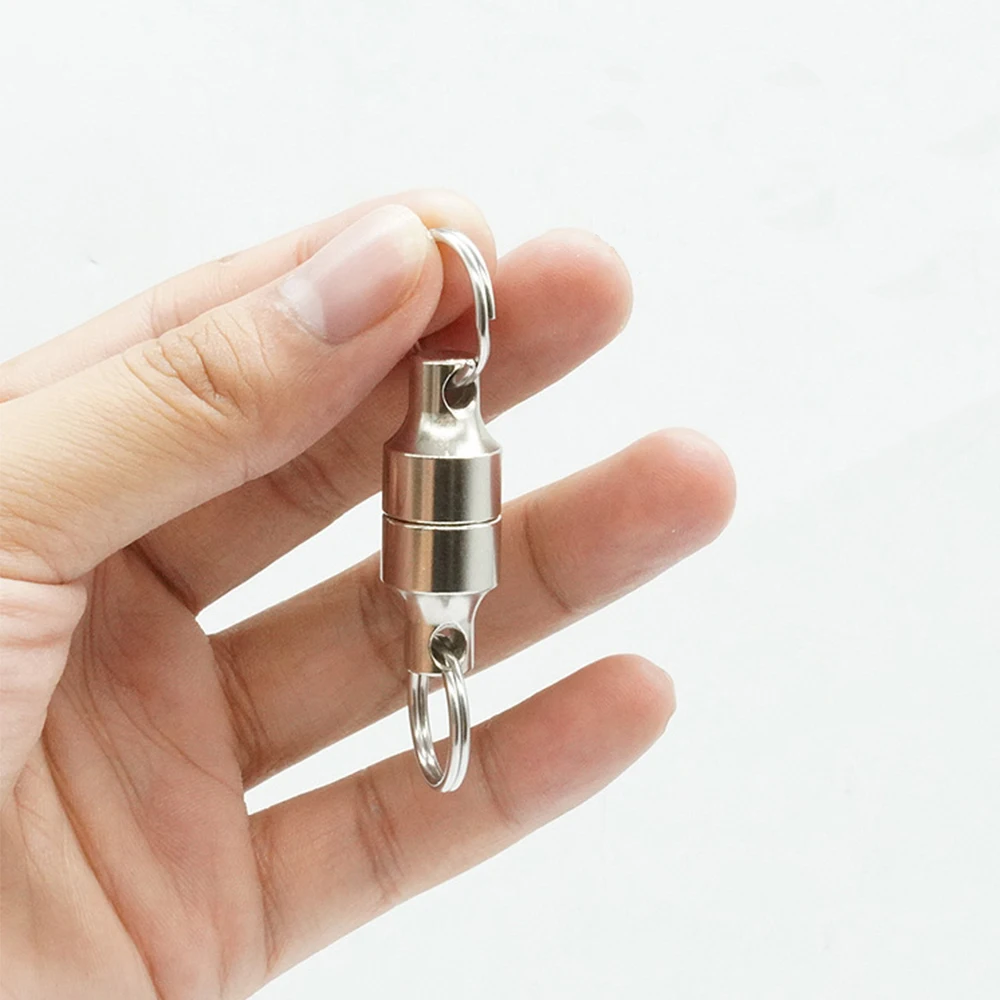 Carp Fishing Magnetic Tool Release Holder Fly Fishing Retractor Net Release Clip With Keychain Carabiner Clip Pesca fishing accessories
