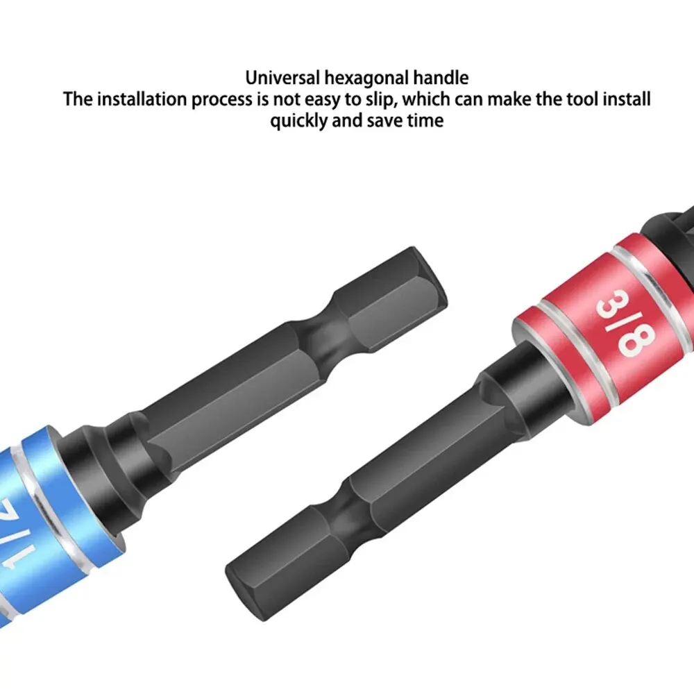 Screwdriver Bit Set 3PC 105&deg; Turning Screwdriver Joint Electric Drill Corner Socket Hexagonal Conversion Extension
