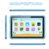 Pritom 10 Inch Kids Tablet Android 13 Go WIFI Quad Core Processor 2GB RAM 64GB ROM YouTube with Case 5