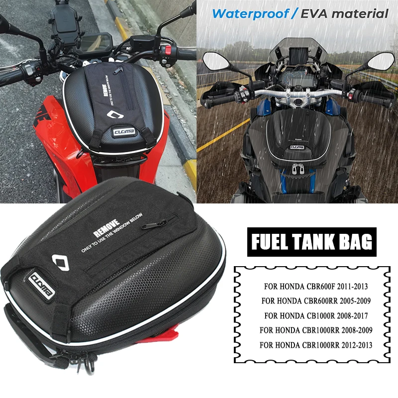 For Honda Cbr600f Cbr600rr Cb1000r Cbr1000rr Tank Bag Easy Lock