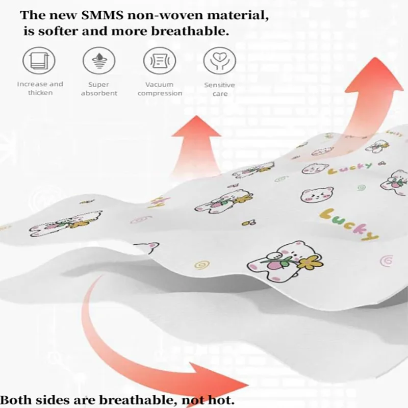 Disposable Bed Sheet Set, Duvet Cover Pillowcase Quilt Cover for Single or Double Bed Easy to Clean(Printed)
