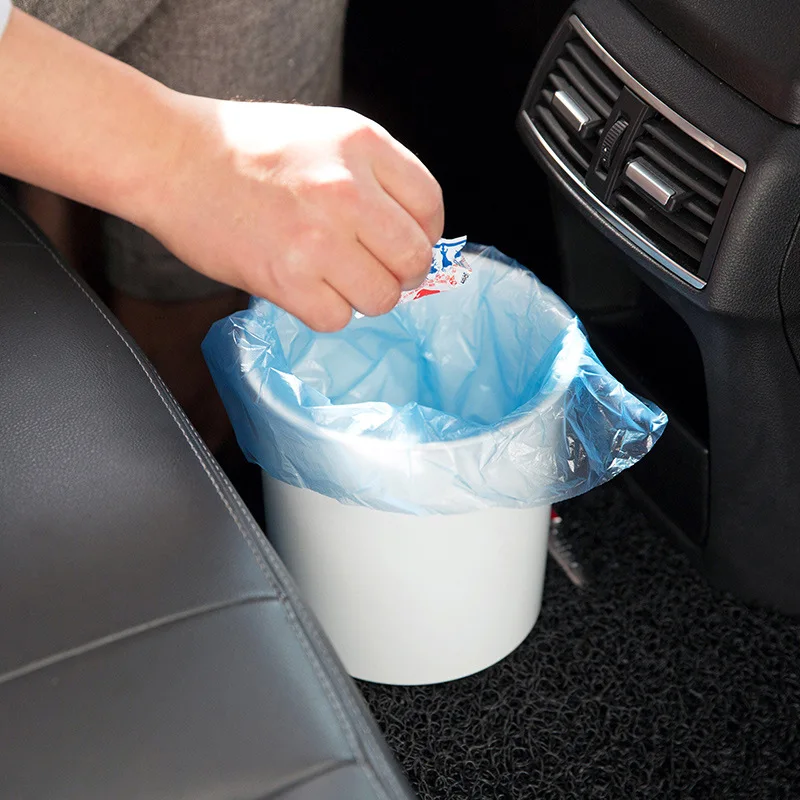 30Pcs/Roll Thicken Desktop Small Garbage Bags Household Car Mini Disposable  Plastic Rubbish Bags Trash Bag 30*35cm