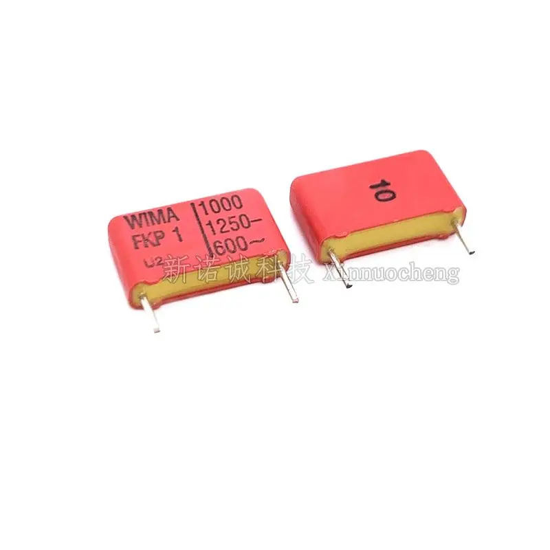 

10 шт./Новый WIMA Weimar конденсатор 1250 в 102 0,001 мкФ 1250 в 1000PF FKP1 Контактное расстояние 15 мм