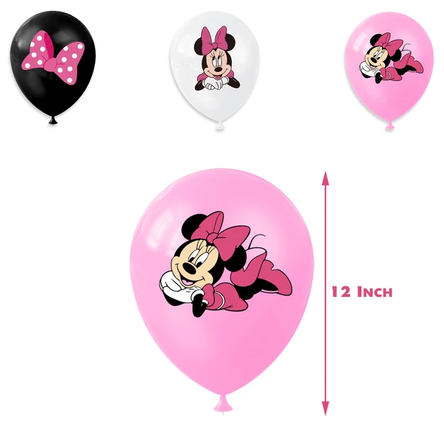 Décor de fête d'anniversaire Disney Minnie Mouse pour garçons et filles,  ballon à air pour enfants, fournitures de fête préChristophe, 1, 2, 3, 4,  5, 6, 7 ans, 1 ensemble - AliExpress