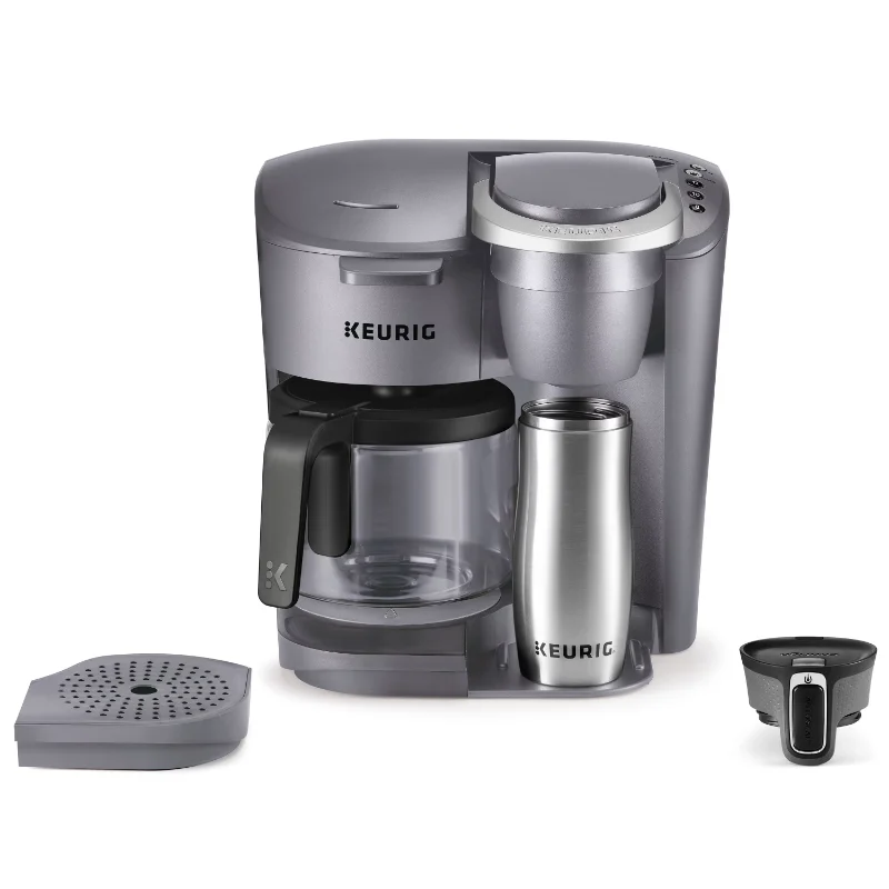 Keurig K-Duo Essentials Single Serve & Carafe Coffee Maker, Moonlight Gray  - AliExpress